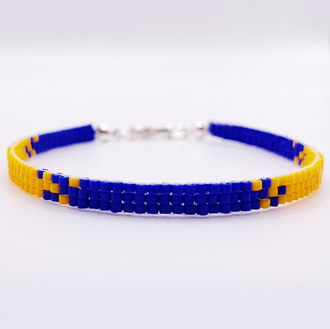 Cranford Colors Extra Thin Color Block Beaded Bracelet