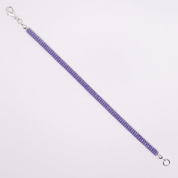 Mila Beaded Bracelet - Purple